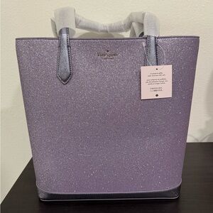 Kate Spade tinsel lilac frost women’s tote bag